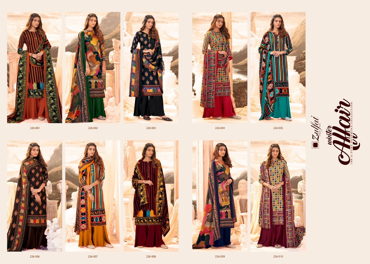 Zulfat Presents Winter Affair Vol 3 Designer Dress Material