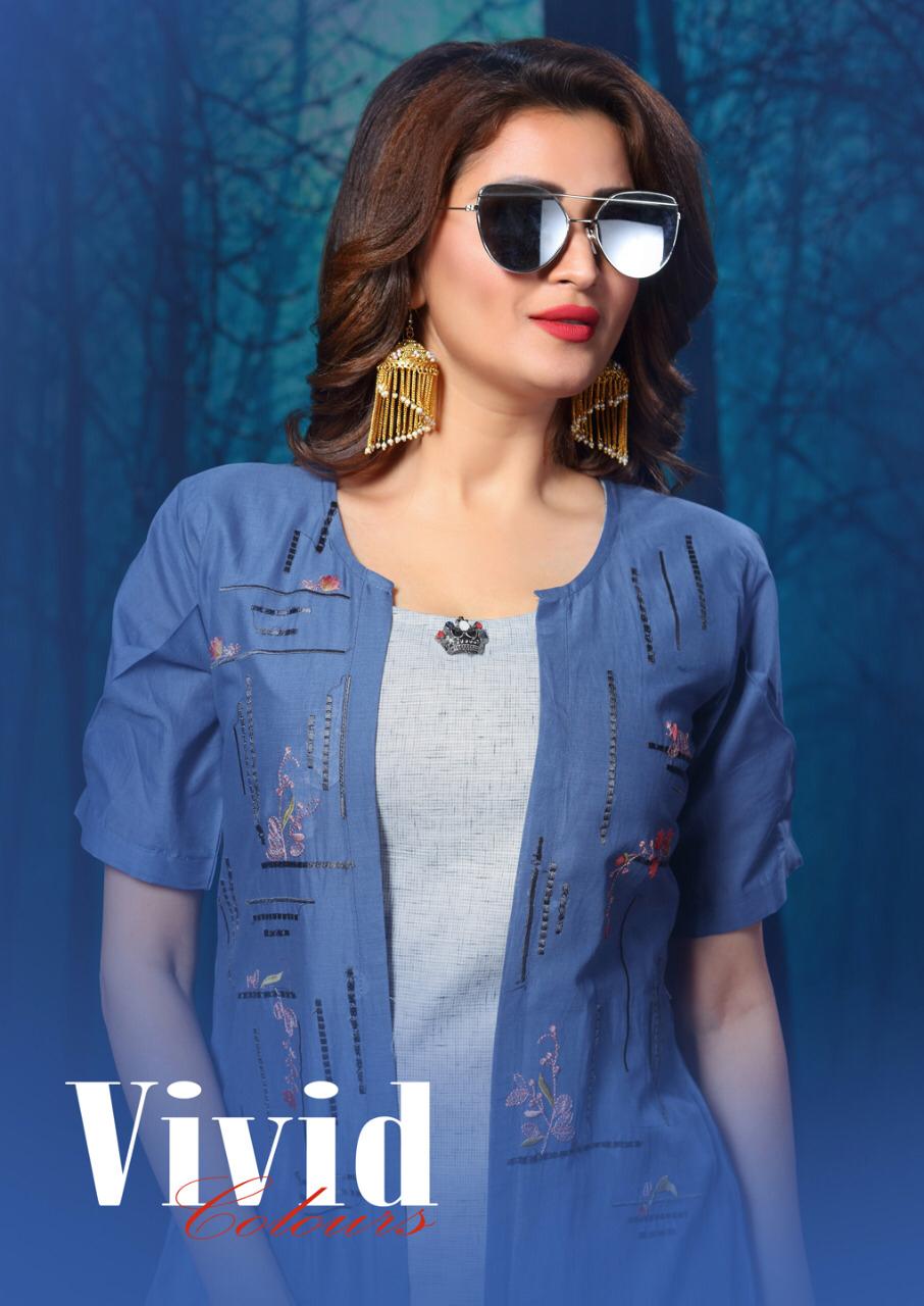 Life Style Vol 2 By Ladies Flavour Party Wear Kurtis With Shrug Collection