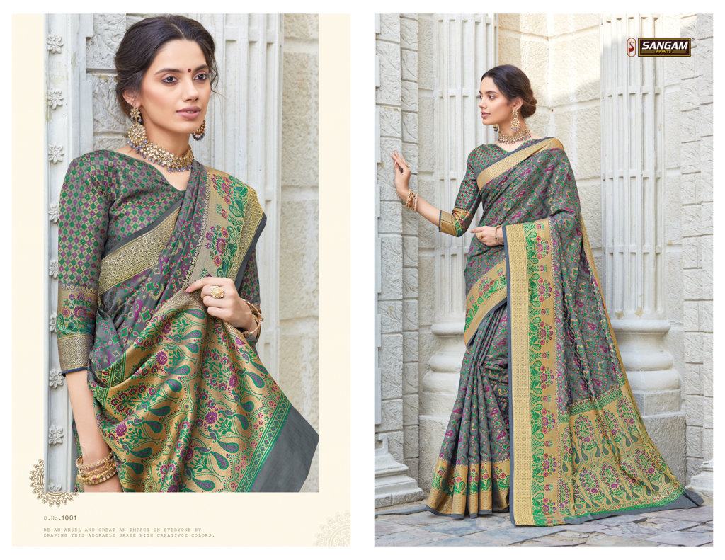 Sangam Presents Tanchui Silk Designer Saree Collection