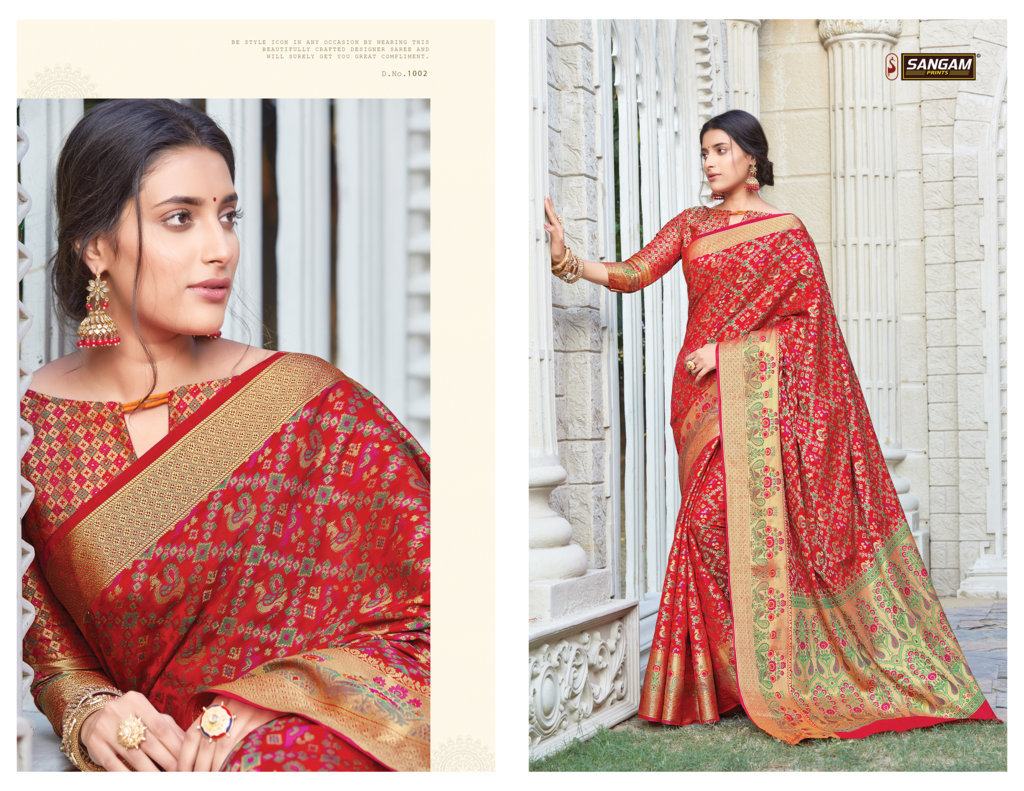 Sangam Presents Tanchui Silk Designer Saree Collection