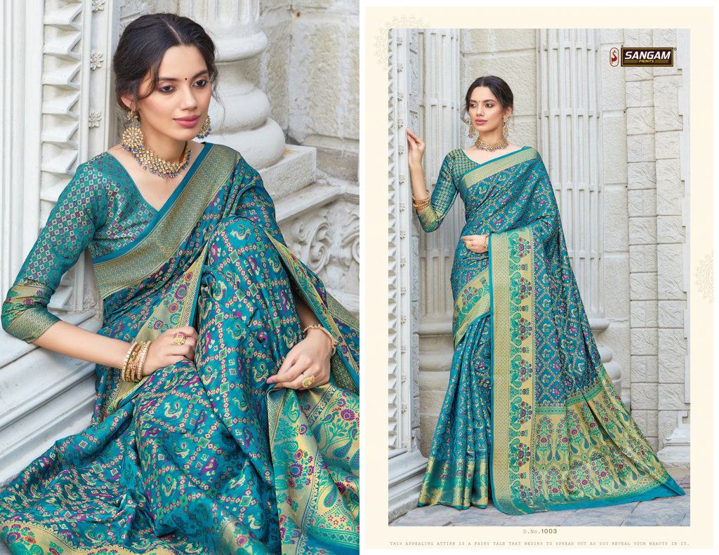 Sangam Presents Tanchui Silk Designer Saree Collection