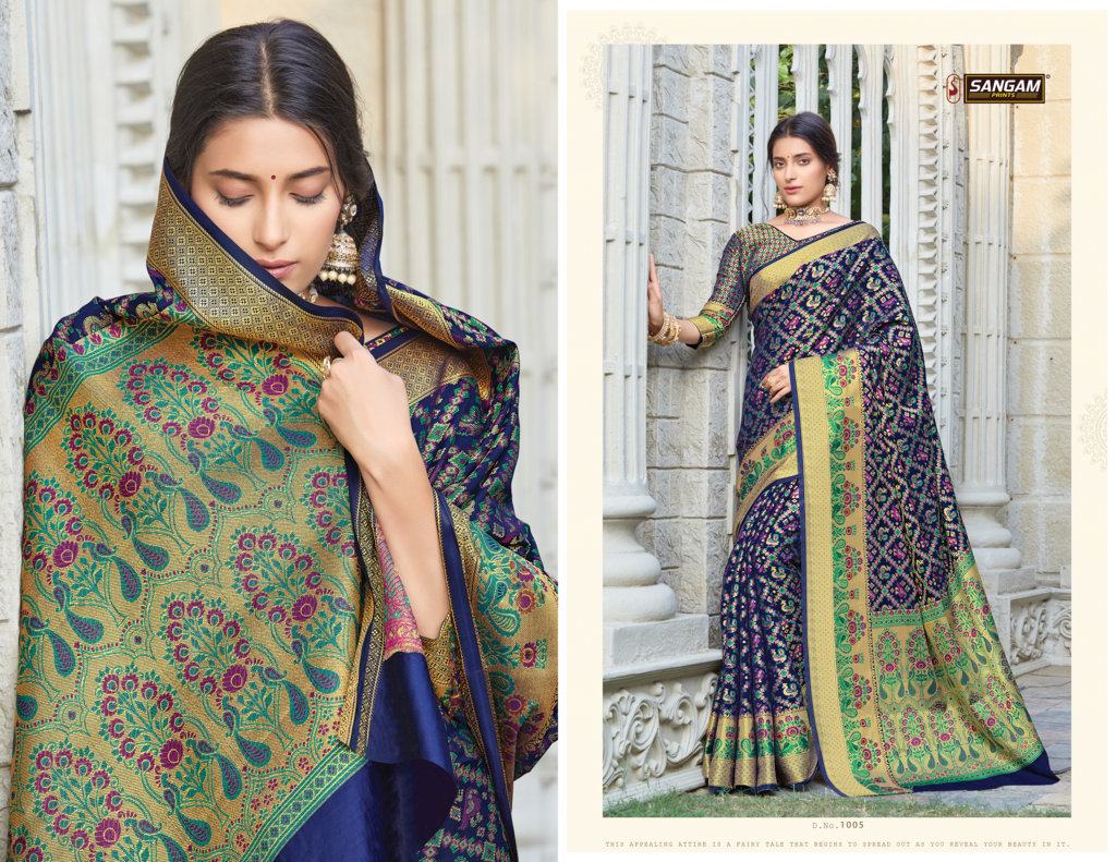 Sangam Presents Tanchui Silk Designer Saree Collection