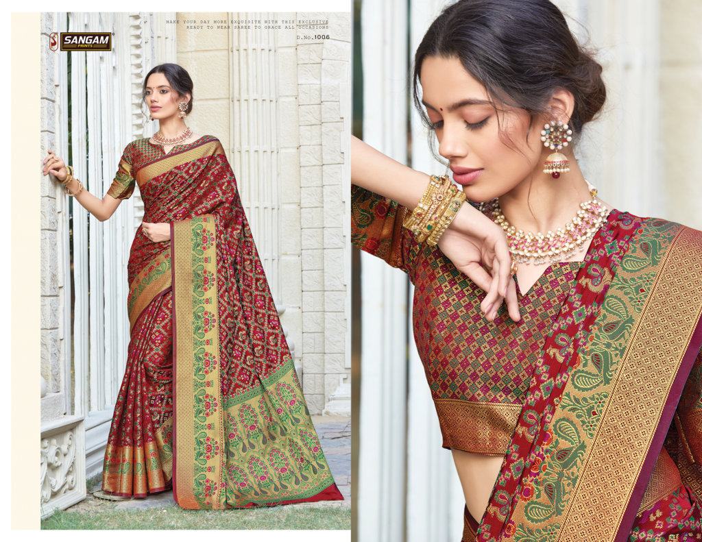 Sangam Presents Tanchui Silk Designer Saree Collection