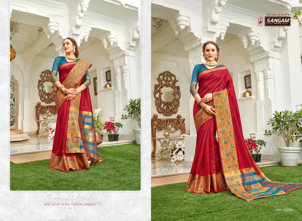 Sangam Presents Udaan Handloom Silk Sarees Collection