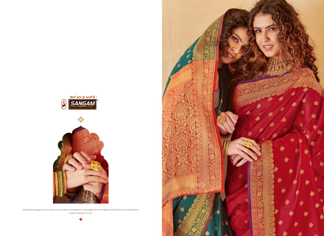 Sangam Presents Morepankh Handloom Silk Sarees