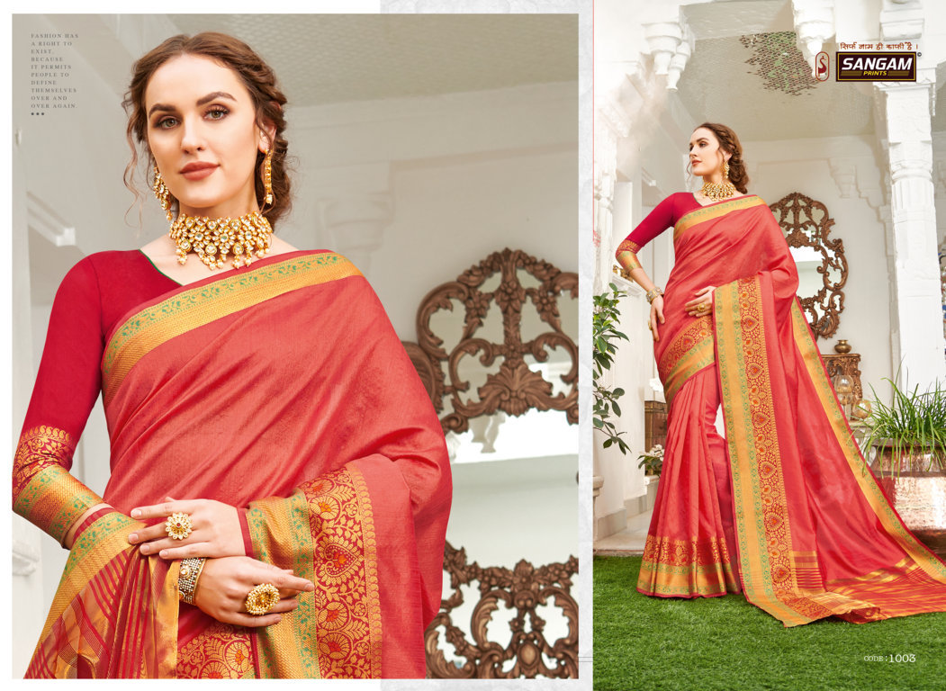 Sangam Presents Udaan Handloom Silk Sarees Collection