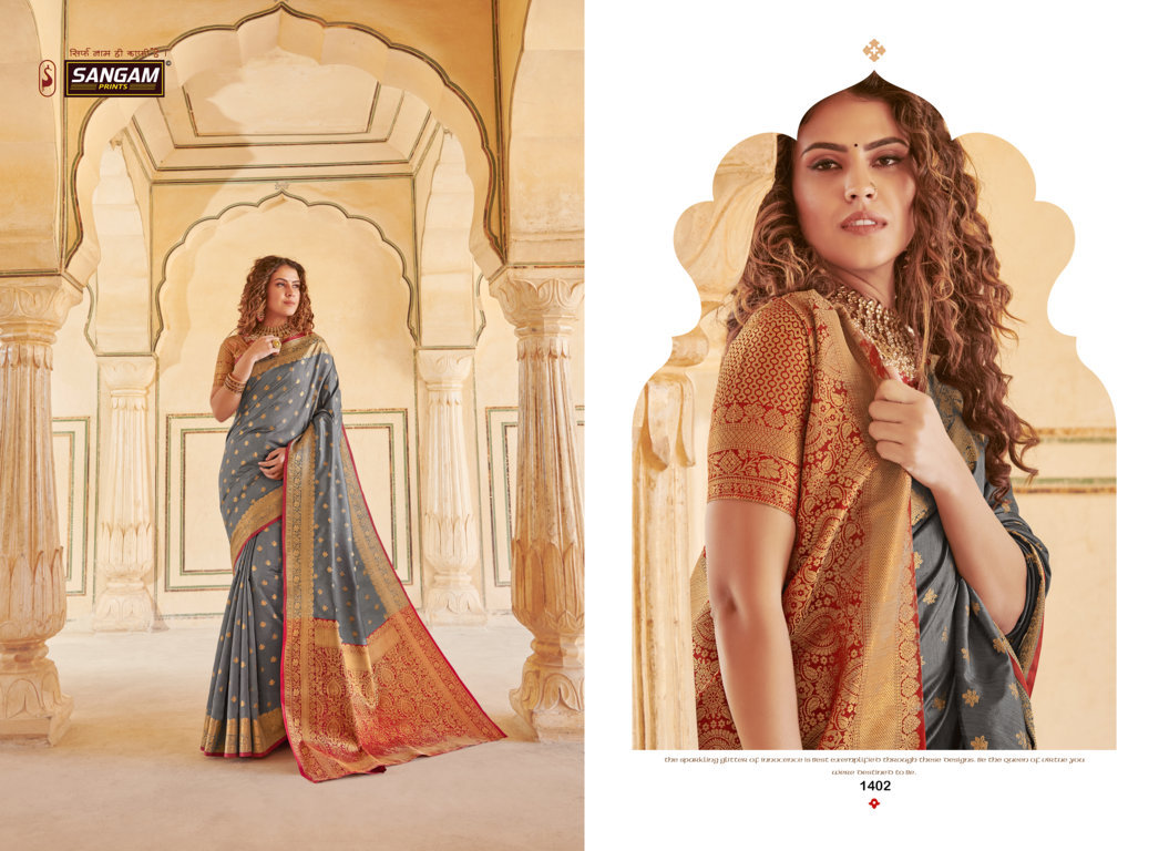 Sangam Presents Morepankh Handloom Silk Sarees