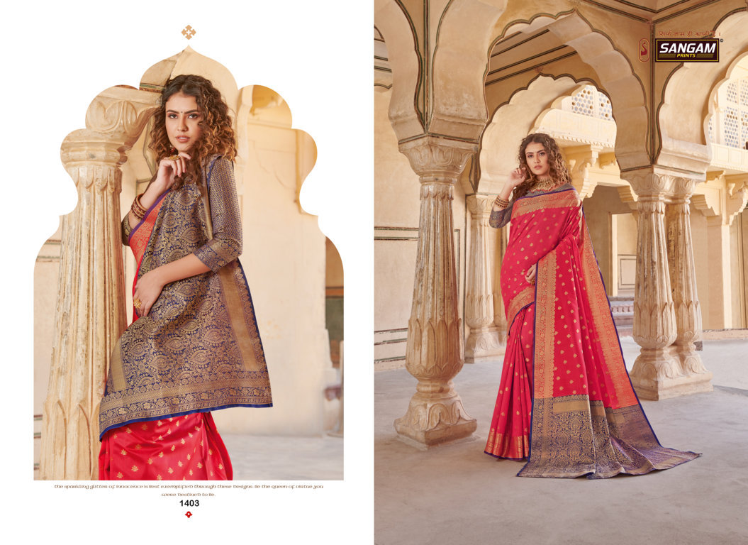 Sangam Presents Morepankh Handloom Silk Sarees