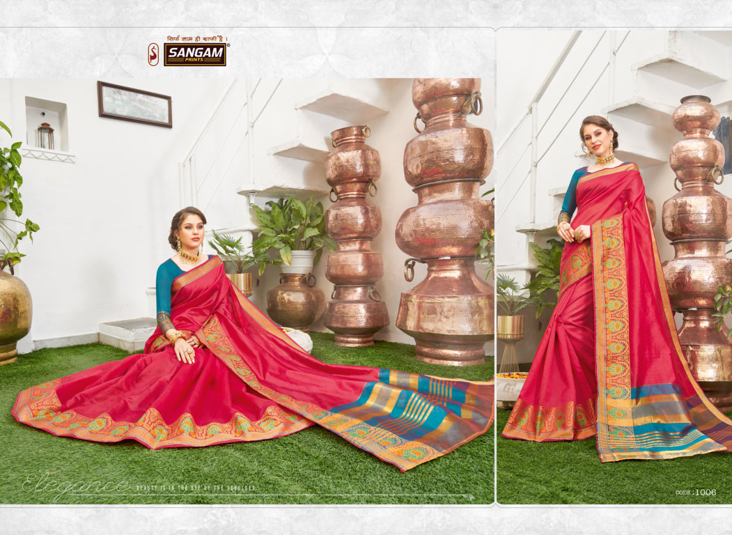 Sangam Presents Udaan Handloom Silk Sarees Collection