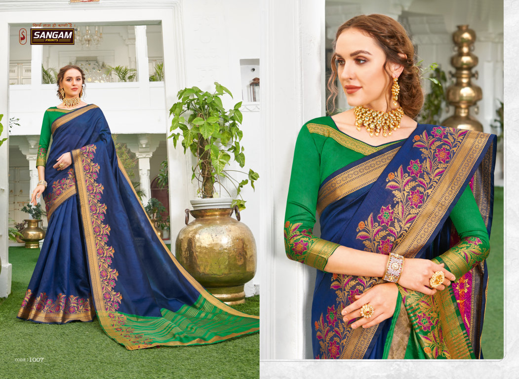 Sangam Presents Udaan Handloom Silk Sarees Collection