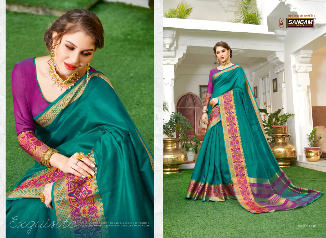 Sangam Presents Udaan Handloom Silk Sarees Collection