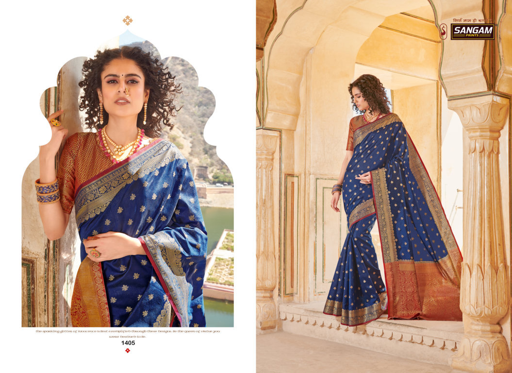 Sangam Presents Morepankh Handloom Silk Sarees