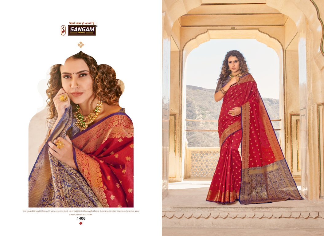 Sangam Presents Morepankh Handloom Silk Sarees