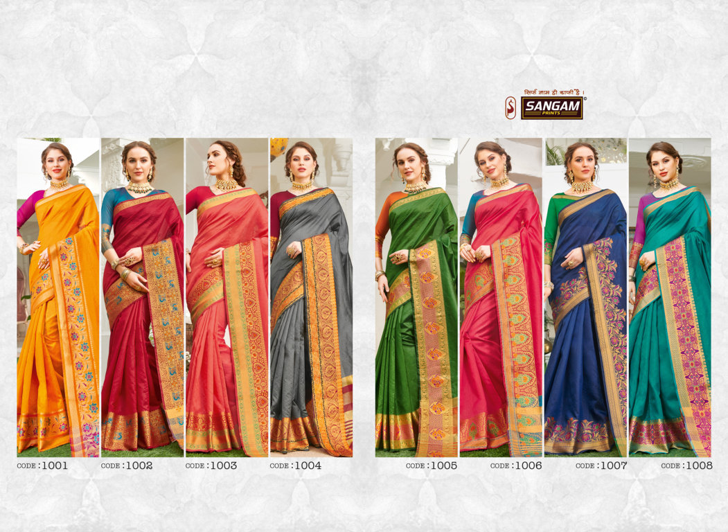Sangam Presents Udaan Handloom Silk Sarees Collection