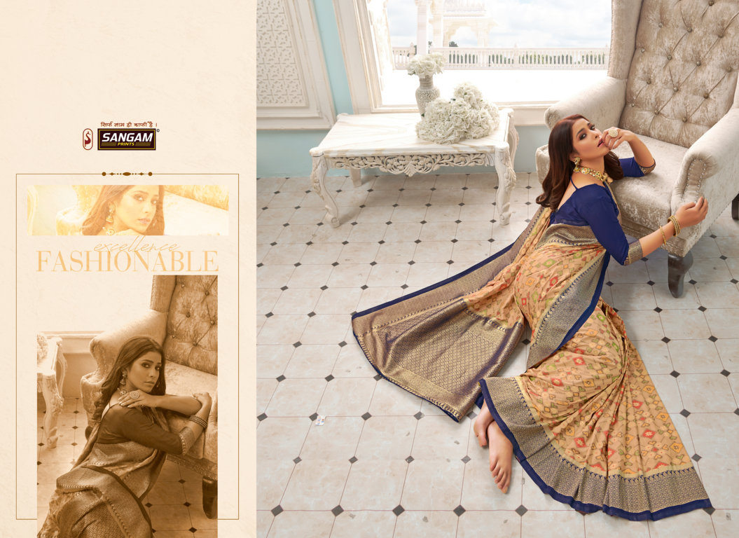 Sangam Presents Tarani Valli Pure Silk Designer Sarees Collection