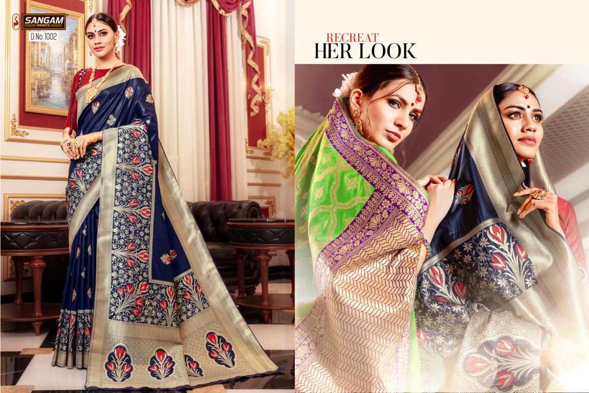 Sangam Presents Virasat Banarasi Silk Sarees