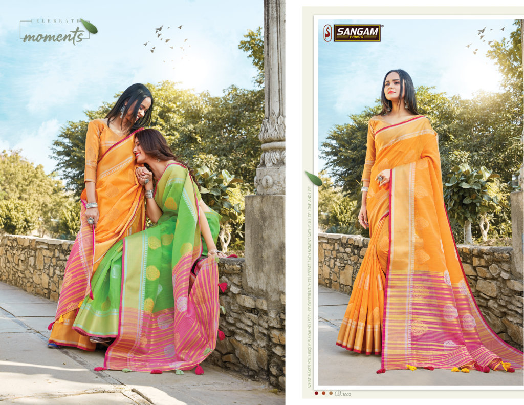 Sangam Presents Pankhudi Vol-2 Cotton Sarees Collection