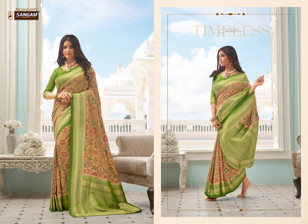 Sangam Presents Tarani Valli Pure Silk Designer Sarees Collection