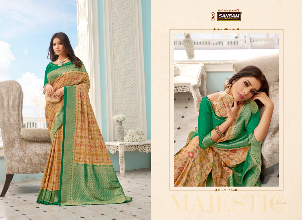 Sangam Presents Tarani Valli Pure Silk Designer Sarees Collection