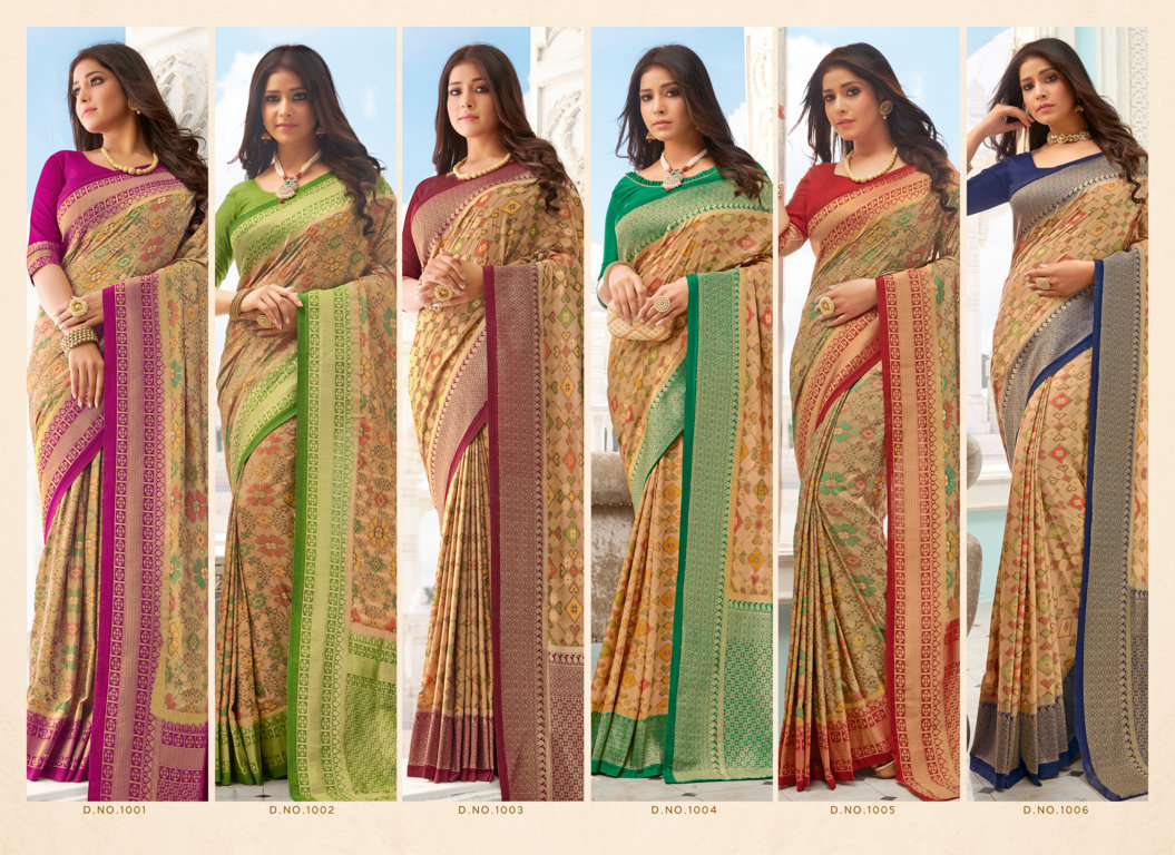 Sangam Presents Tarani Valli Pure Silk Designer Sarees Collection