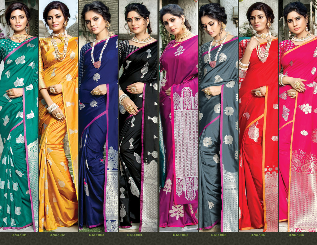 Sangam Presents Mexico Paper Silk Sarees
