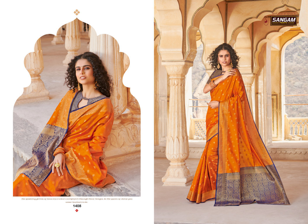 Sangam Presents Morepankh Handloom Silk Sarees