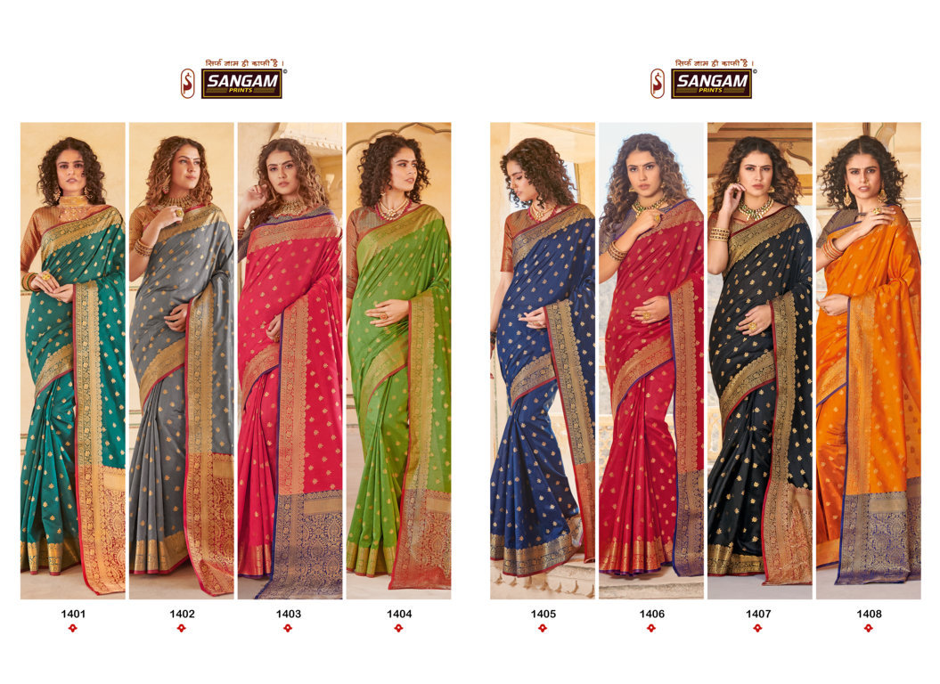 Sangam Presents Morepankh Handloom Silk Sarees