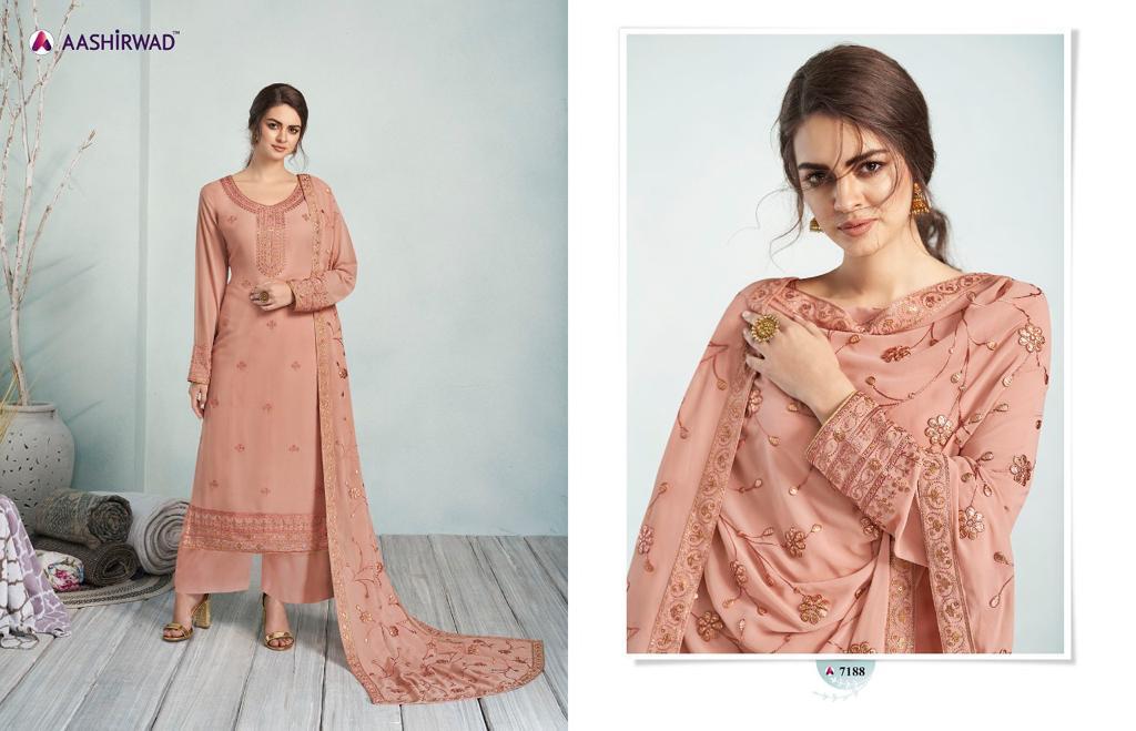 Aashirwad Presents Gulkand Mehreen Designer Heavy Salwar Suits