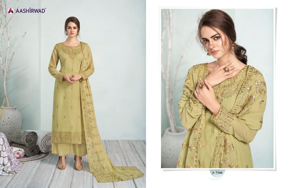Aashirwad Presents Gulkand Mehreen Designer Heavy Salwar Suits