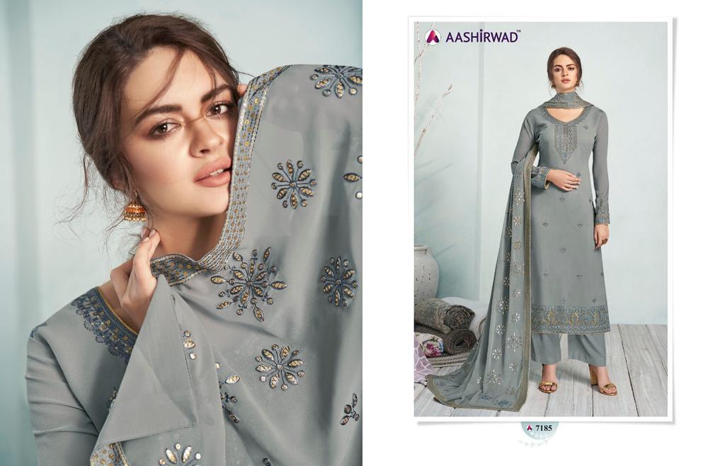Aashirwad Presents Gulkand Mehreen Designer Heavy Salwar Suits