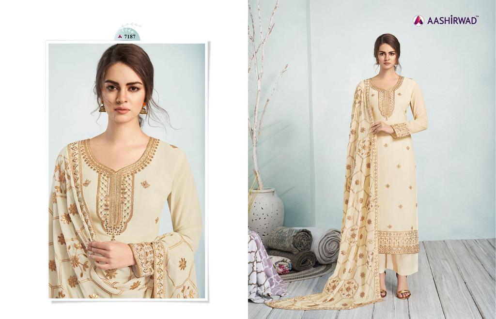 Aashirwad Presents Gulkand Mehreen Designer Heavy Salwar Suits