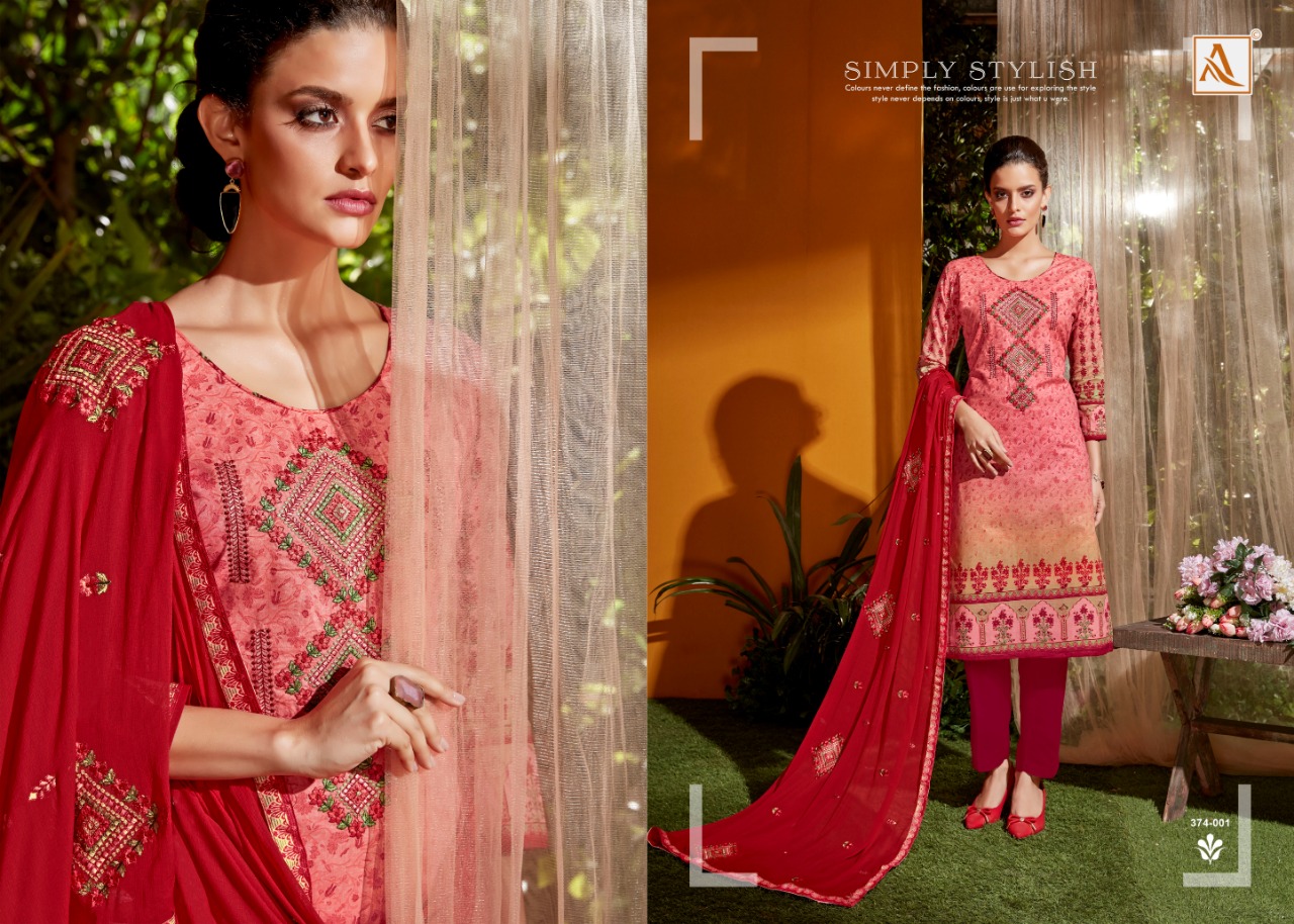Alok Presents Aarohi Designer Dress Material