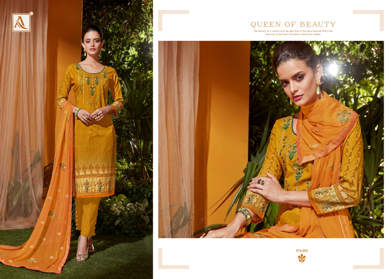 Alok Presents Aarohi Designer Dress Material