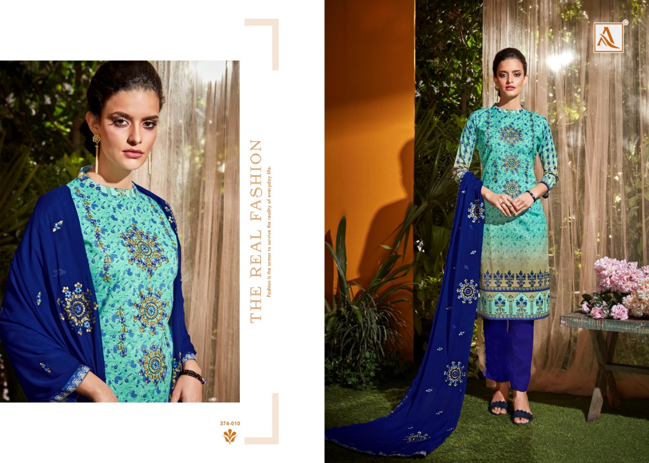 Alok Presents Aarohi Designer Dress Material