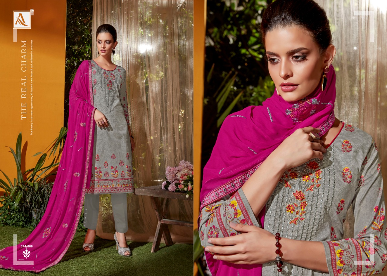 Alok Presents Aarohi Designer Dress Material