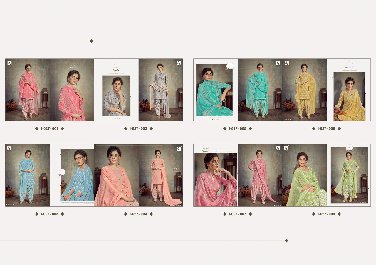 Alok Presents Saabira Designer Dress Material