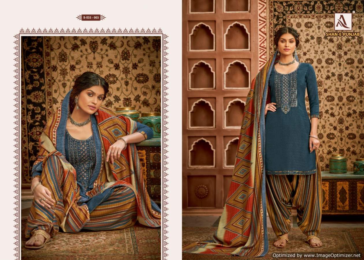 Alok Presents Shan E Punjab Vol 5 Pure Pashmina Collection