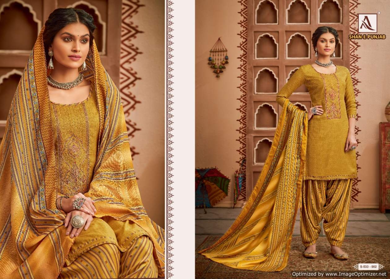 Alok Presents Shan E Punjab Vol 5 Pure Pashmina Collection