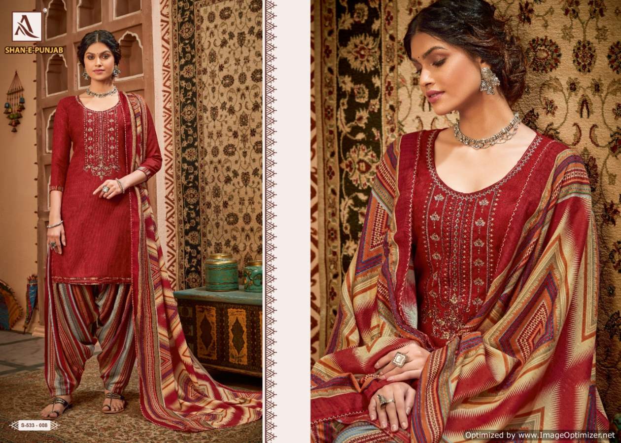 Alok Presents Shan E Punjab Vol 5 Pure Pashmina Collection