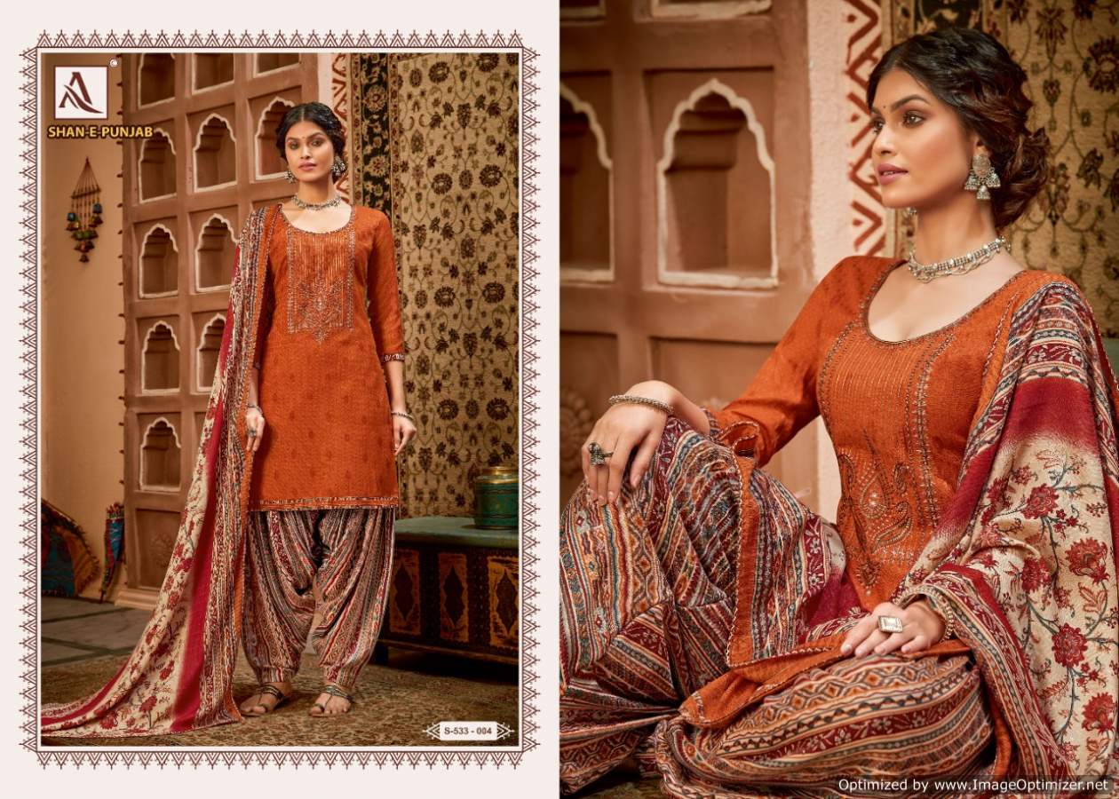 Alok Presents Shan E Punjab Vol 5 Pure Pashmina Collection