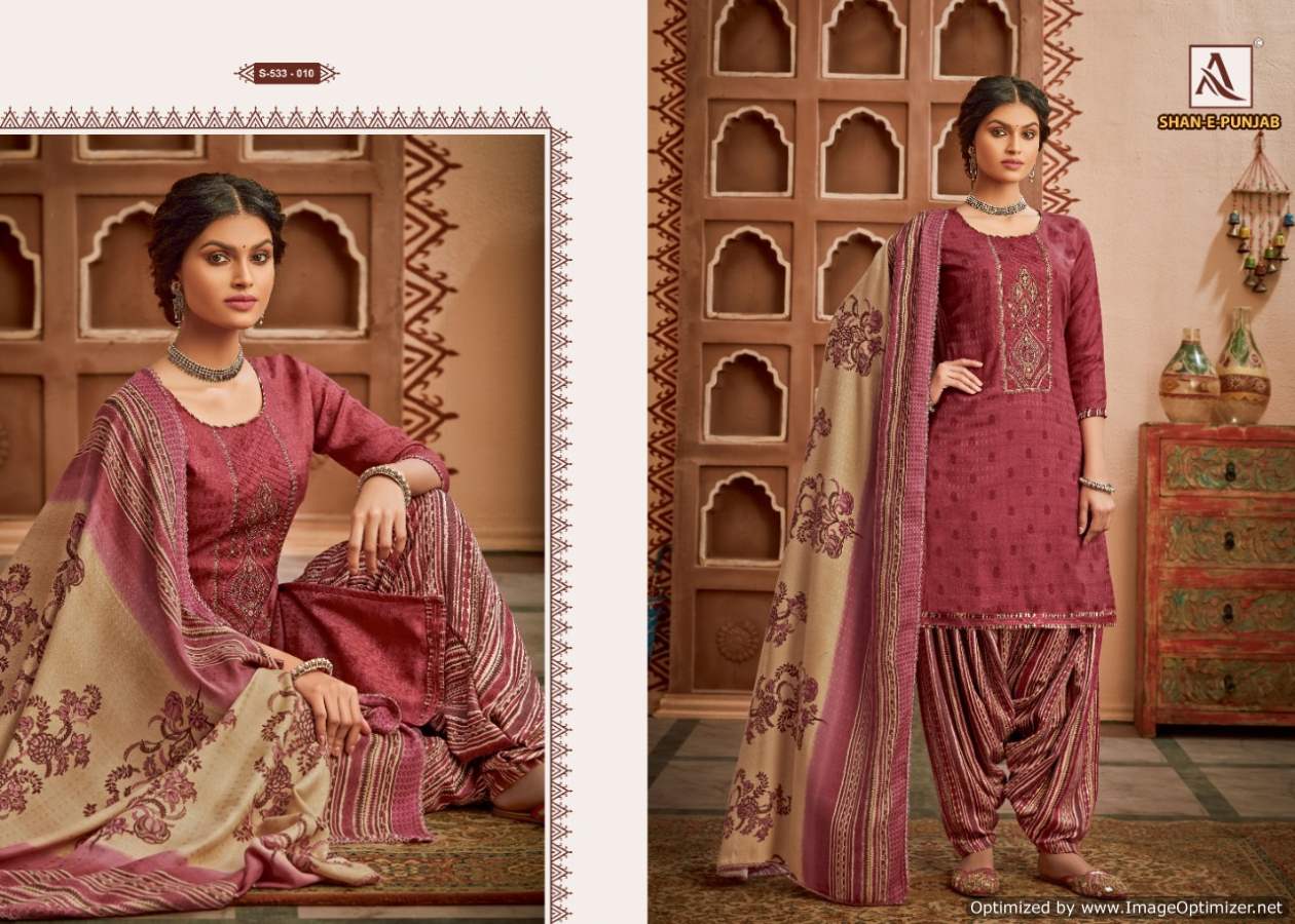 Alok Presents Shan E Punjab Vol 5 Pure Pashmina Collection