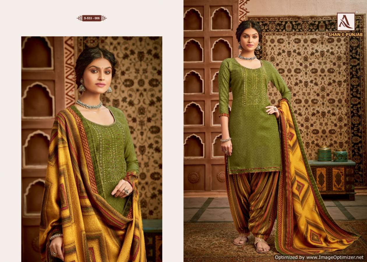Alok Presents Shan E Punjab Vol 5 Pure Pashmina Collection