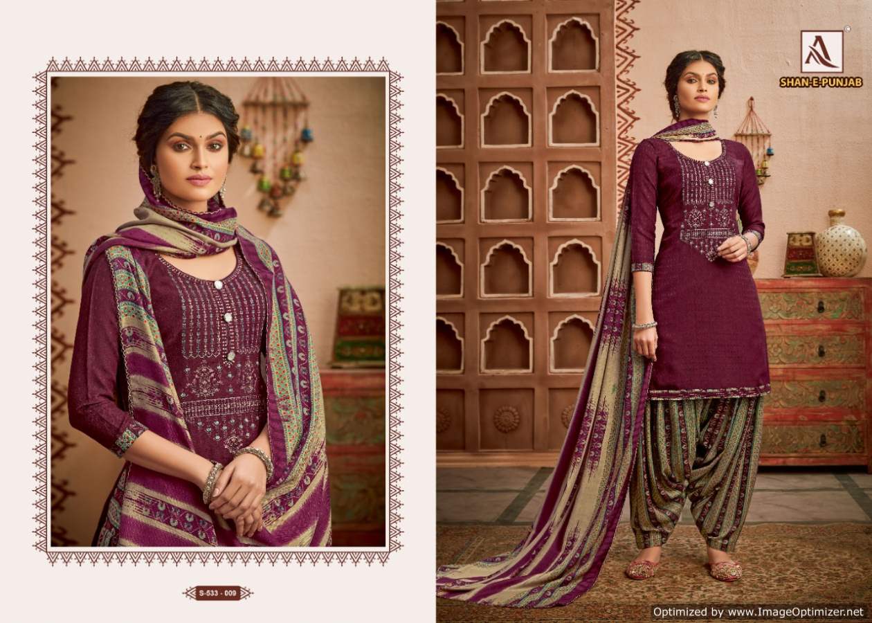 Alok Presents Shan E Punjab Vol 5 Pure Pashmina Collection