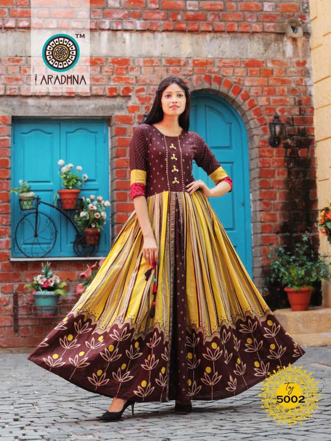 Aradhna Presents Taj  Vol 5  Exclusive Kurti Collection