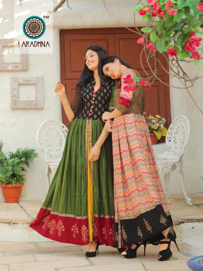 Aradhna Presents Taj  Vol 5  Exclusive Kurti Collection