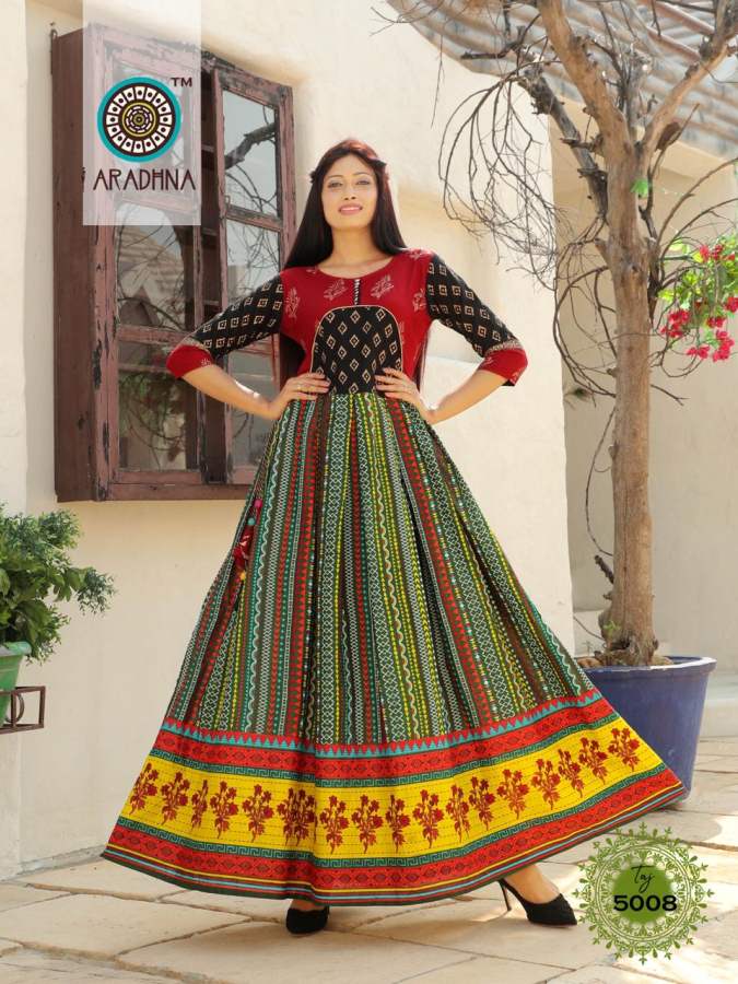 Aradhna Presents Taj  Vol 5  Exclusive Kurti Collection