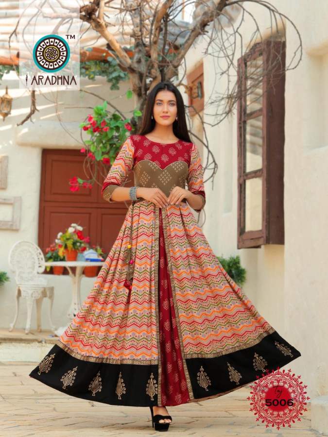 Aradhna Presents Taj  Vol 5  Exclusive Kurti Collection