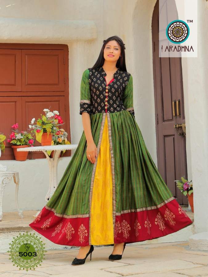 Aradhna Presents Taj  Vol 5  Exclusive Kurti Collection