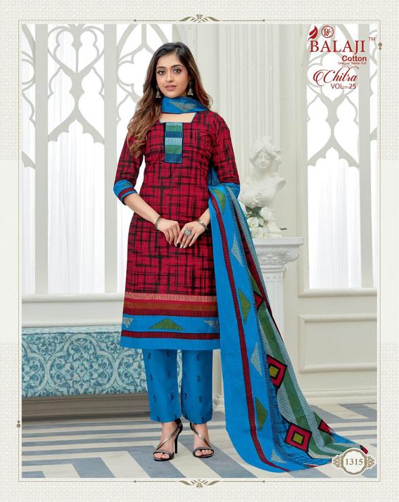Balaji  Presents Chitra  Vol 25 Printed  Dress Material