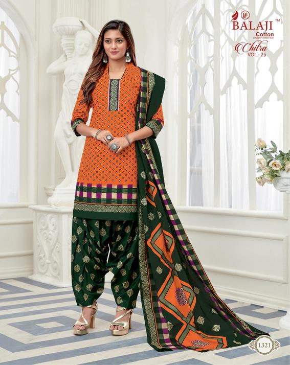 Balaji  Presents Chitra  Vol 25 Printed  Dress Material